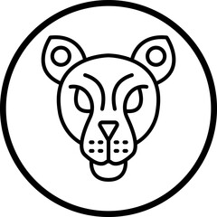 Panthera icon style