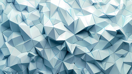 Abstract Geometric Texture:  A captivating close-up of a contemporary abstract pattern featuring an intricate arrangement of blue and white geometric shapes.