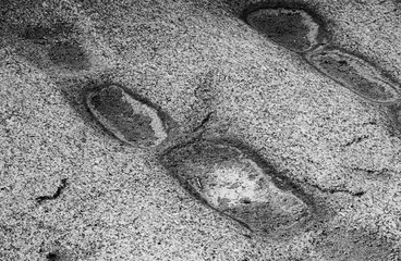 Ancient stone pit in the city of Aswan