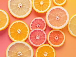 Obraz premium citrus slices