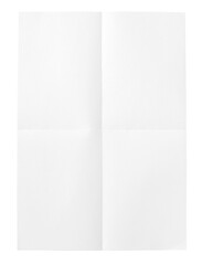 White poster png sticker, transparent background