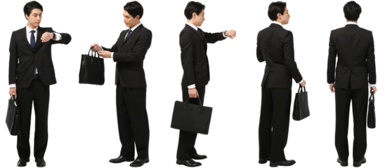 男性ビジネス全身写真_ビジネスバッグ