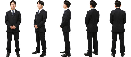 男性ビジネス全身写真_スタッフ