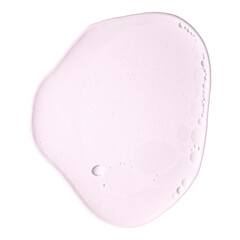 Fototapeta premium PNG pink liquid bubble macro shot cosmetic product