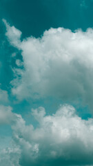 blue sky with clouds