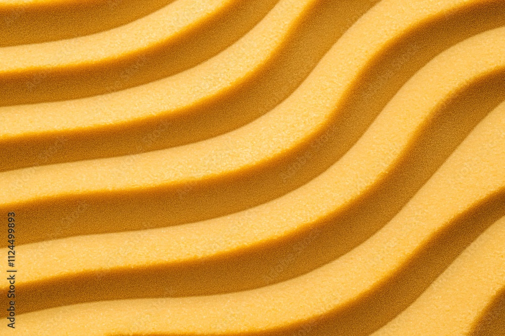 Poster close up of a textured material forming a wavy pattern, ideal for backgrounds and abstract designs