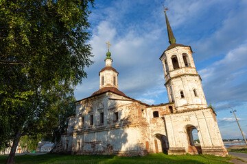 Elias (Ilyinskaya) Church on the embankment of the Northern Dvina River in Veliky Ustyug