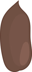 Carob Pod Illustration for Culinary Use.