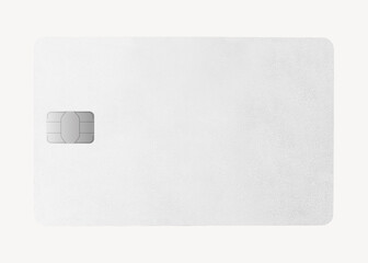 Credit card png mockup, editable transparent design