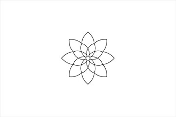 symmetrical-floral-mandala-art-on-plain