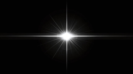 Obraz premium Flash, white light and digital lens flare isolated texture and glow. Shine, lighting and bright gleam with beam, star and glowing, sparkle and shining ray.