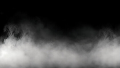 Fototapeta premium Dark Abstract Background with Soft Fog and Mist Effect in Monochromatic Black and White Shades
