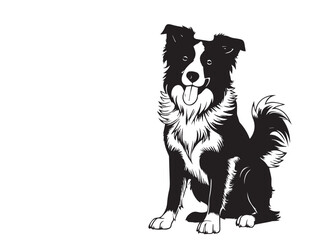 dog silhouette vector