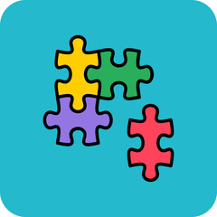 Obraz premium Puzzle Icon