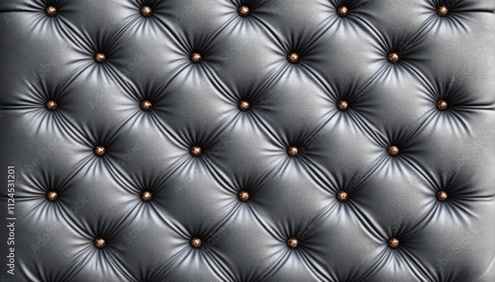 Poster luxurious tufted leather wall texture hyper-realistic upholstery design abstract soft lighting intri