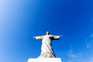 The Christ the King statue on the island of Madeira (Portugal)