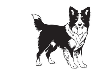 dog silhouette vector