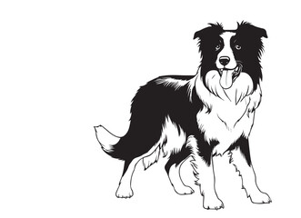 dog silhouette vector