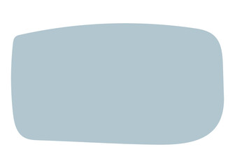 Rectangular shape png sticker on transparent background