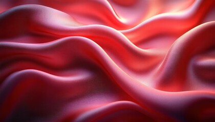 Obraz premium luxurious red silk fabric texture elegant flowing satin background romantic design beauty rich textile silky smooth curtain