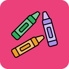 Pencil Crayon Icon