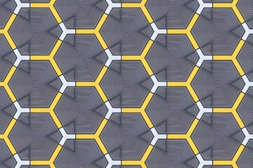 High-Energy Abstract Seamless Pattern with Glow