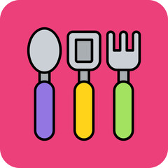 Baby cutlery Icon