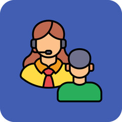 Naklejka premium Customer support Icon