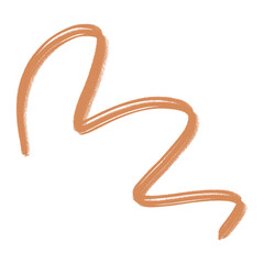 Scribble png sticker, transparent background