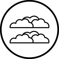 Cloud Vector Icon Style