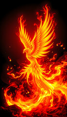 Fototapeta premium fire and flames