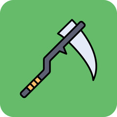 Obraz premium Scythe Icon