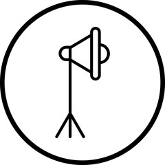 Lighting Equipment Vector Icon Style