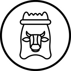 Animal Feed Vector Icon Style