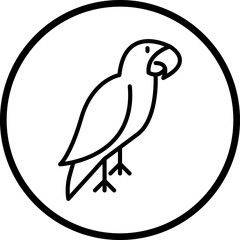Bird Vector Icon Style