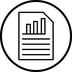 Report File Vector Icon Style