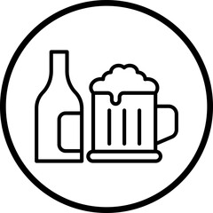 Craft Beer Vector Icon Style