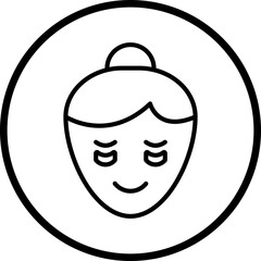 Dark Circles Vector Icon Style