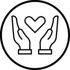 Holding hands Vector Icon Style