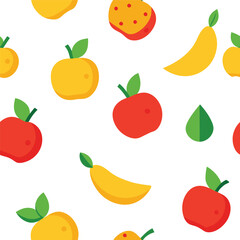 Fruits Patten Design Vector Illustration 