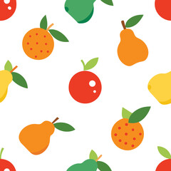 Fruits Patten Design Vector Illustration 