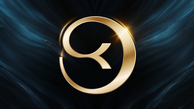 upsilon symbol greek alphabet sign of the upsilon letter in abstract gold on a dark backdrop