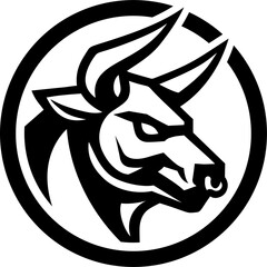 Bull Animal Team Mascot Design