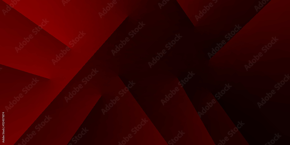 Poster abstract red background with lines. red color abstract futuristic luxury background for design. geom
