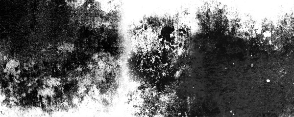 High-Resolution Grunge Monochrome Ink Splatter Pattern on a Clean White Canvas Creating a Dynamic Visual Effect

