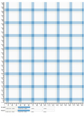 Plaid fabric pattern, blue, brown, cream, seamless for textiles, and for designing clothes, skirts or decorative fabrics. Vector illustration.