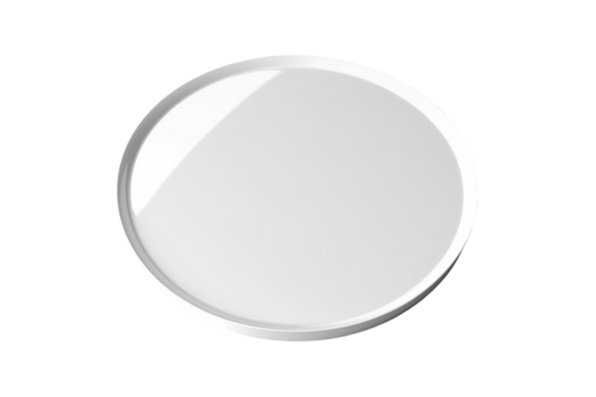 Stylish Blank Oval Nameplate Isolated on a Pure White Background for Professional Use in Design Projects