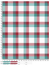 Plaid fabric pattern, blue, brown, cream, seamless for textiles, and for designing clothes, skirts or decorative fabrics. Vector illustration.