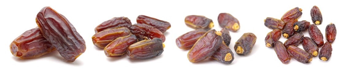 Dates on a white background