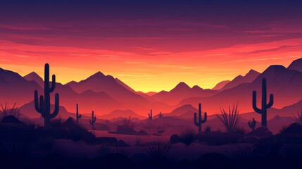 Fototapeta premium Desert beauty: vibrant cactus in natural sunlight